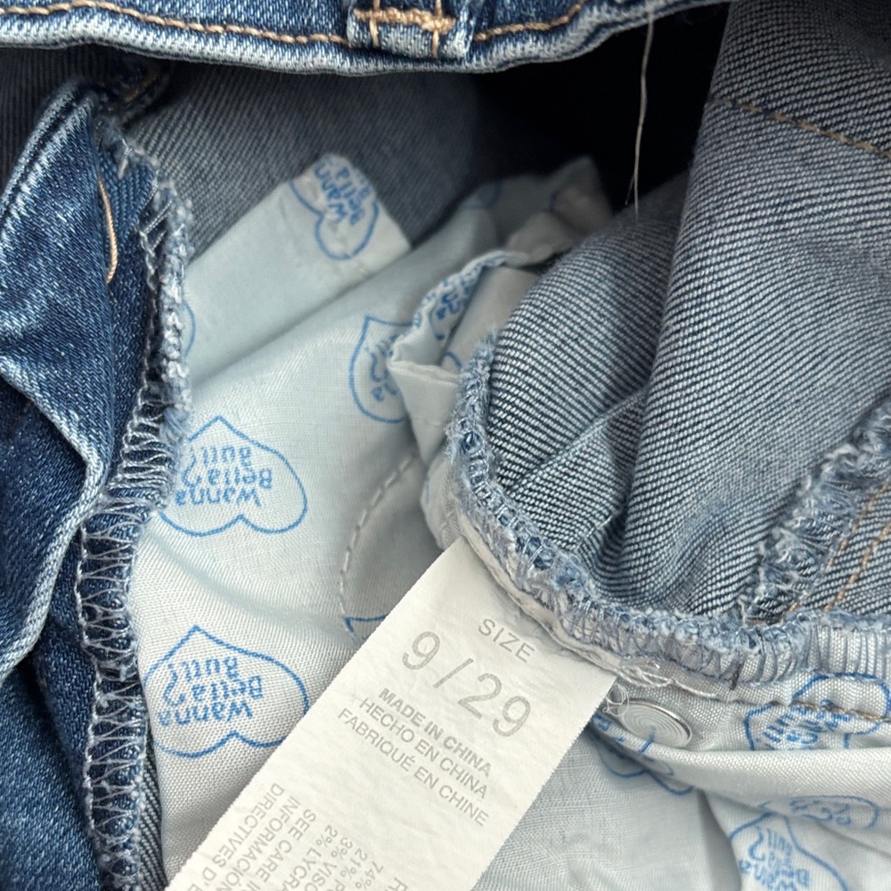 YMI Blue Distressed Skinny Jeans - Picture 3 of 4